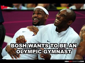 Chris Bosh Wants To Be A Gymnast Meme | BBallOne.com